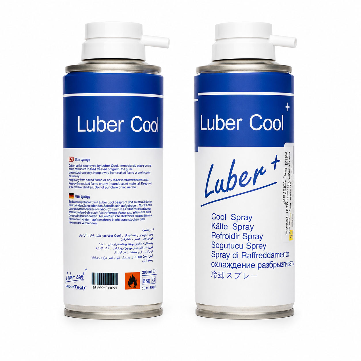 اسپری سرما لوبر Luber Cold Spray حجم 200 میلی‌لیتر