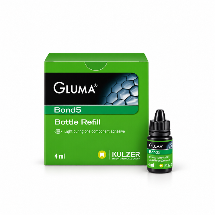 باندینگ نسل پنجم GLUMA Bond5 کولزر آلمان، بطری ۴ میلیلیتری به همراه جعبه محصول