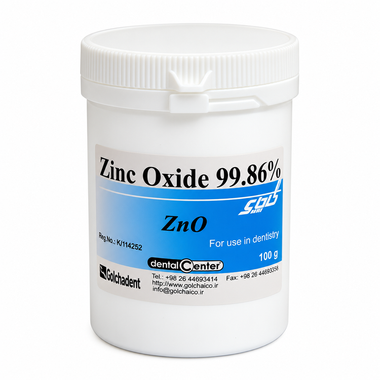 پودر زینک اکساید گلچایGolchai Zinc Oxide PowderGolchai Zinc Oxide Powder