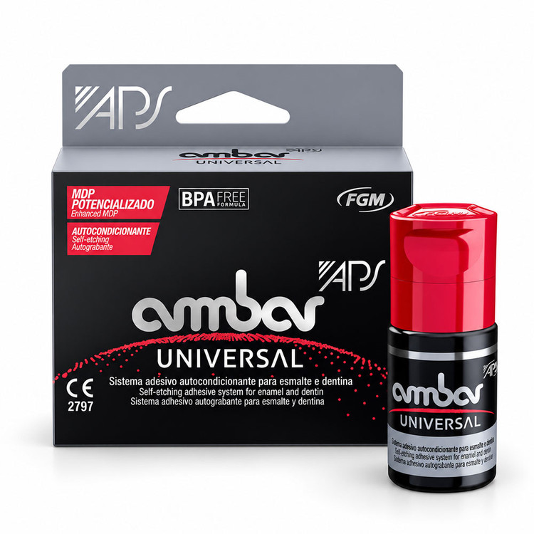 باندینگ نسل هشتم FGM مدل Ambar Universal APS، باندینگ یونیورسال ساخت برزیل برای ترمیمهای کامپوزیتی دندانپزشکی