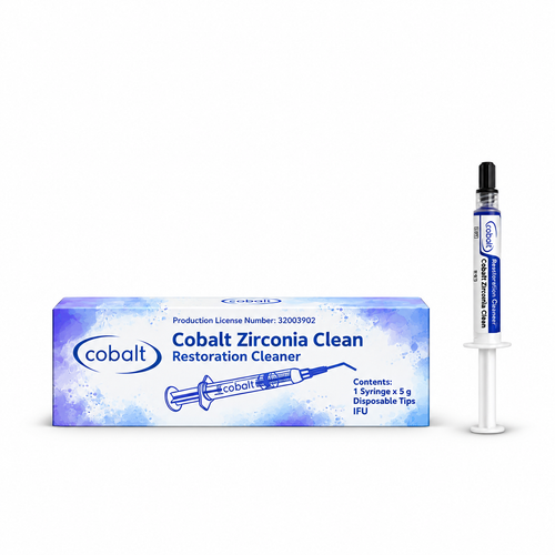 ژل تمیزکننده زیرکونیا کلین کبالت Cobalt Zirconia Clean سرنگ ۵ گرمی
