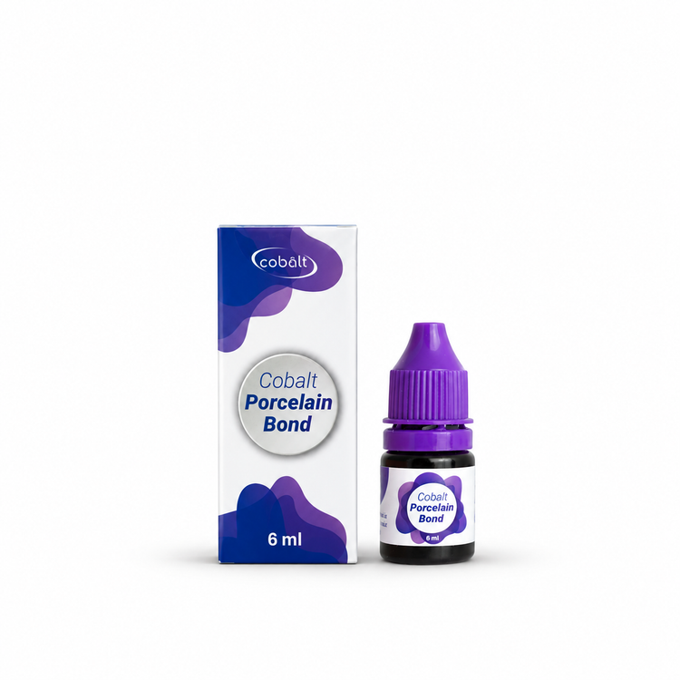 پرسلن باند کبالت Cobalt Porcelain Bond بطری ۶ میلیلیتری مخصوص اتصال ترمیمهای سرامیکی