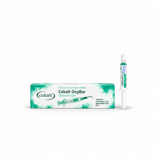 ژل گلیسیرین اکسیبار کبالت Cobalt Oxybar بسته دو سرنگ ۵ گرمی