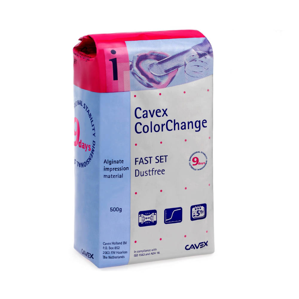 آلژینات هوشمند تغییر رنگ | Cavex ColorChange Alginate